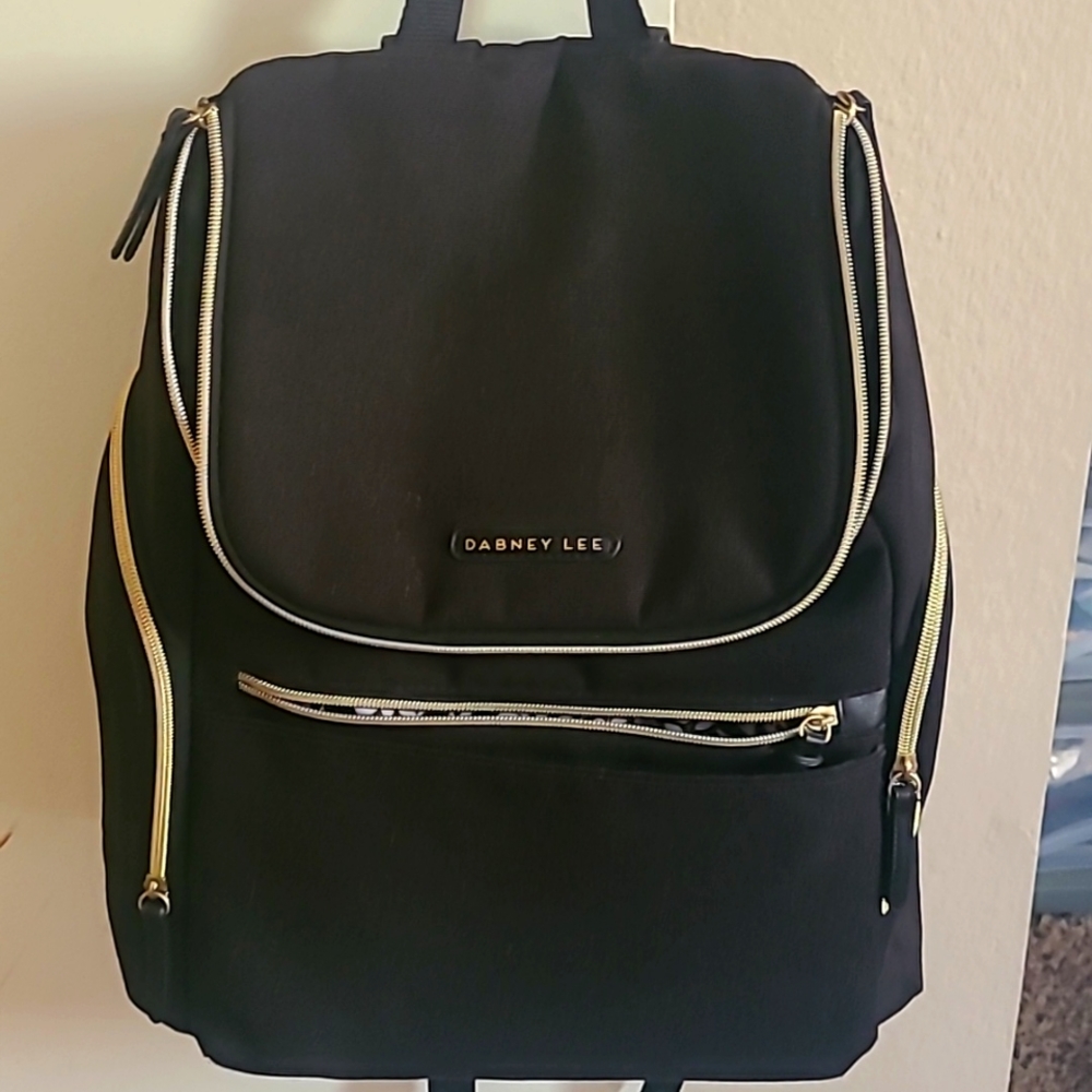 Black Dabney Lee diaper bag